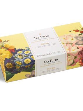 Tea Forte Soleil Petite Presentation Box Tea Gift Set Sampler, 10 Count